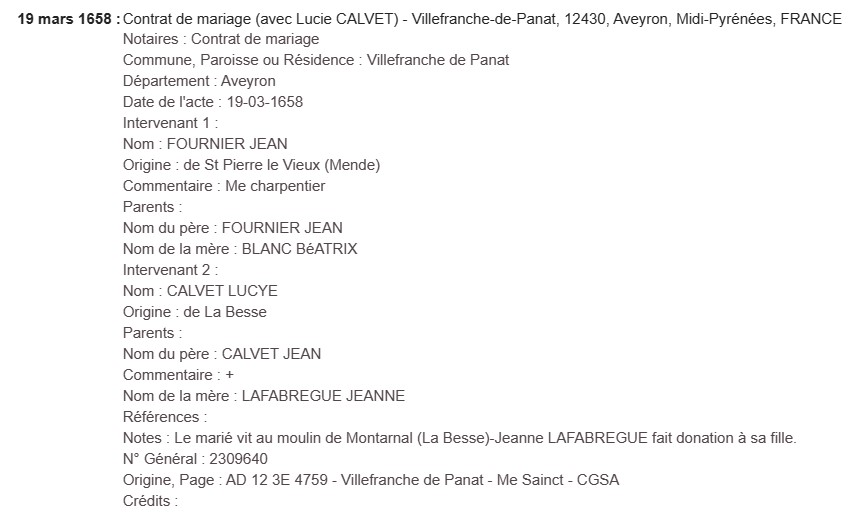 Contrat de Mariage - Fournier Jean - Calvet Lucye 19-03-1658.jpg